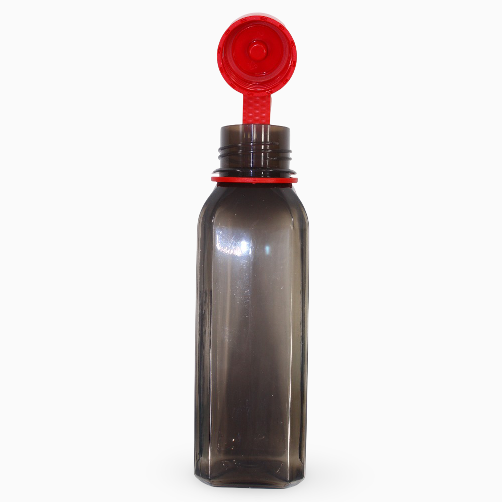 M Design Square Bottle with Strap 650ml - Black