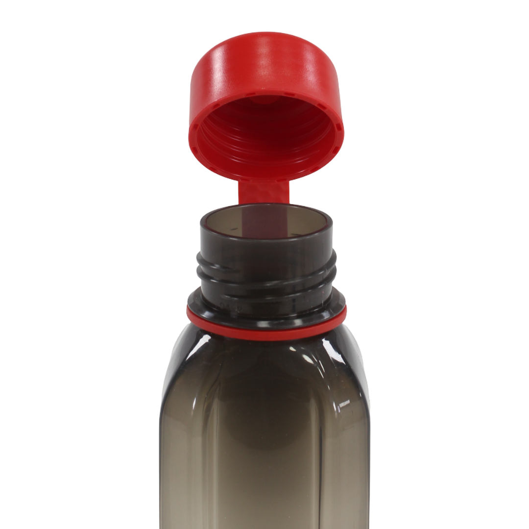 M-Design Square Water Bottle with Strap 800ml – Black