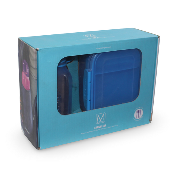 M-Design Lunch Set 1.1L – Blue