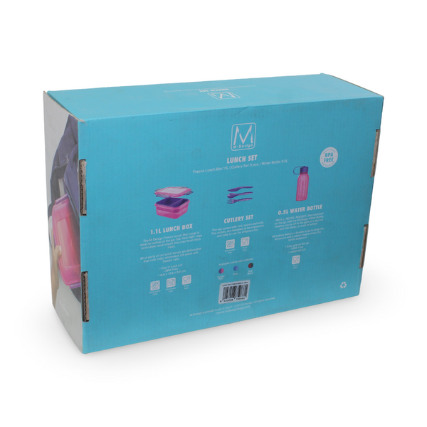 M-Design Lunch Set 1.1L – Blue