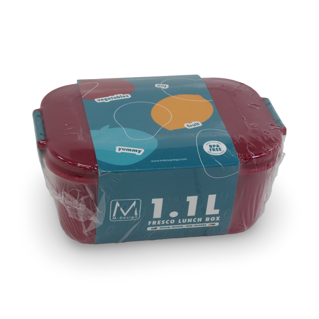 M-Design Fresco Lunch Box 1.1 L – Fuchsia/Teal