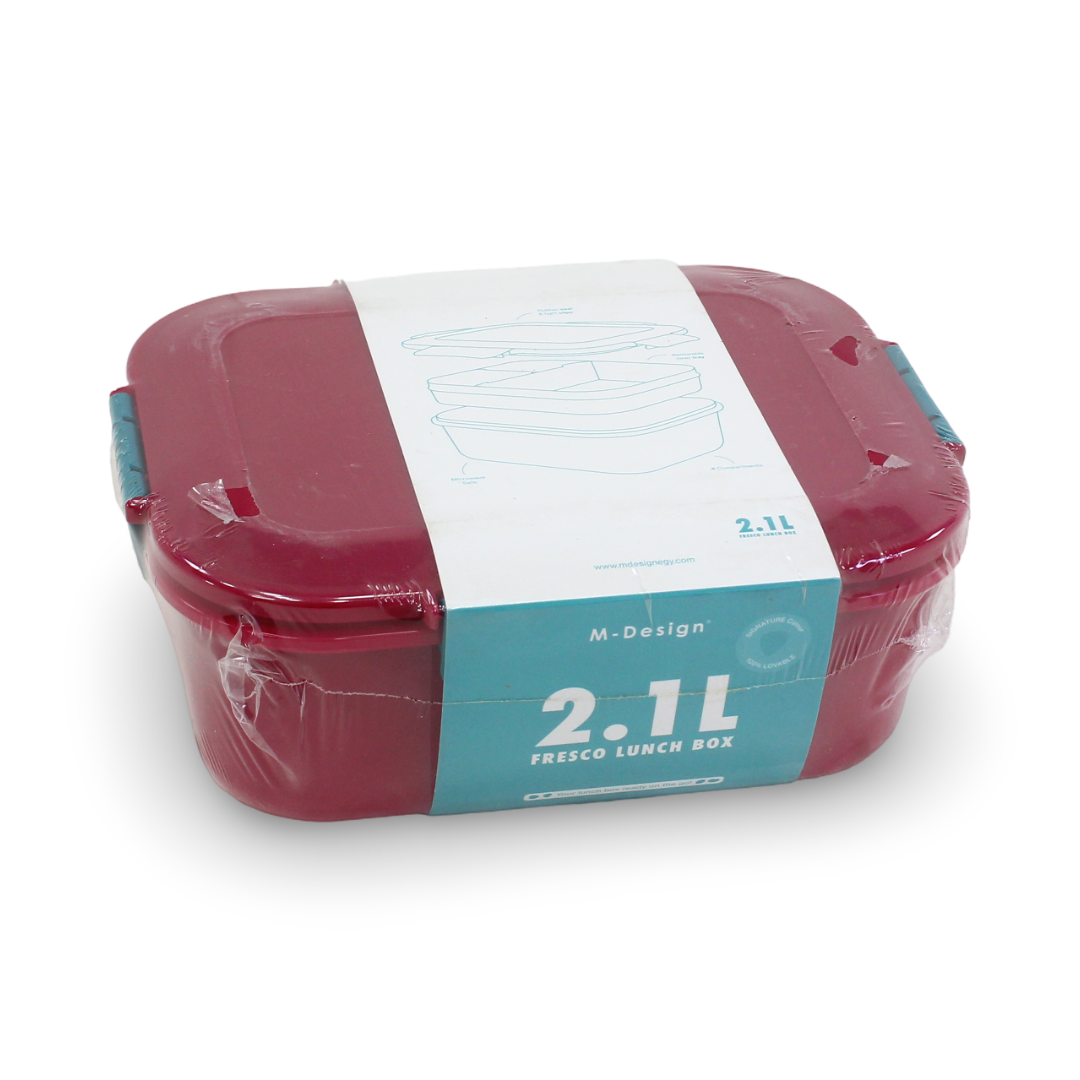 M-Design Lunch Box – 2.1 L Fuchsia/Teal