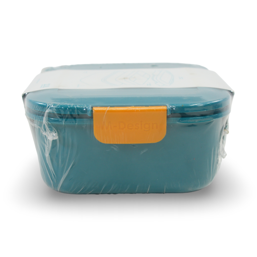 M-Design Fresco Lunch Box – 2.1 L Teal/Orange
