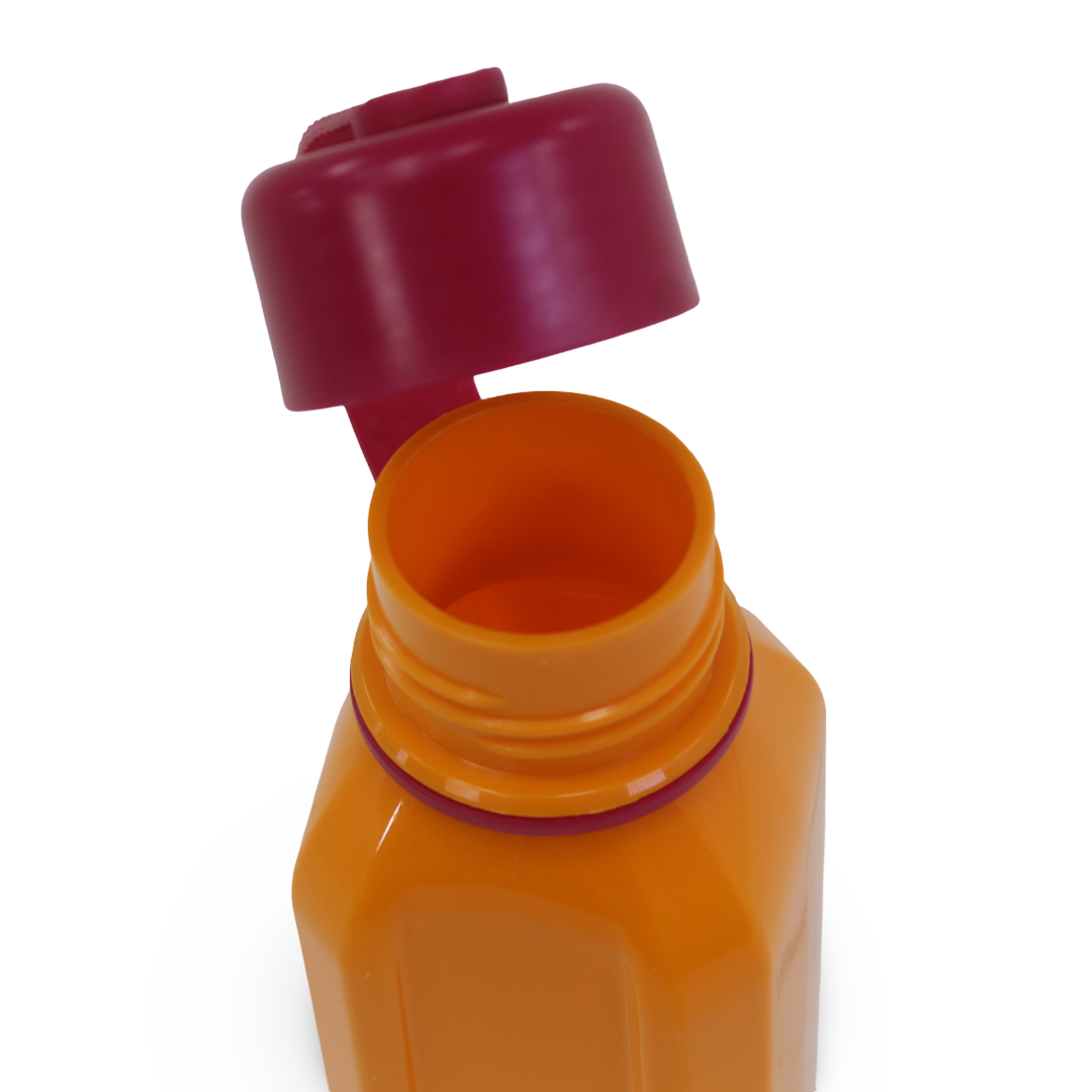 M-Design Bottle 650ml – Orange/Fuchsia