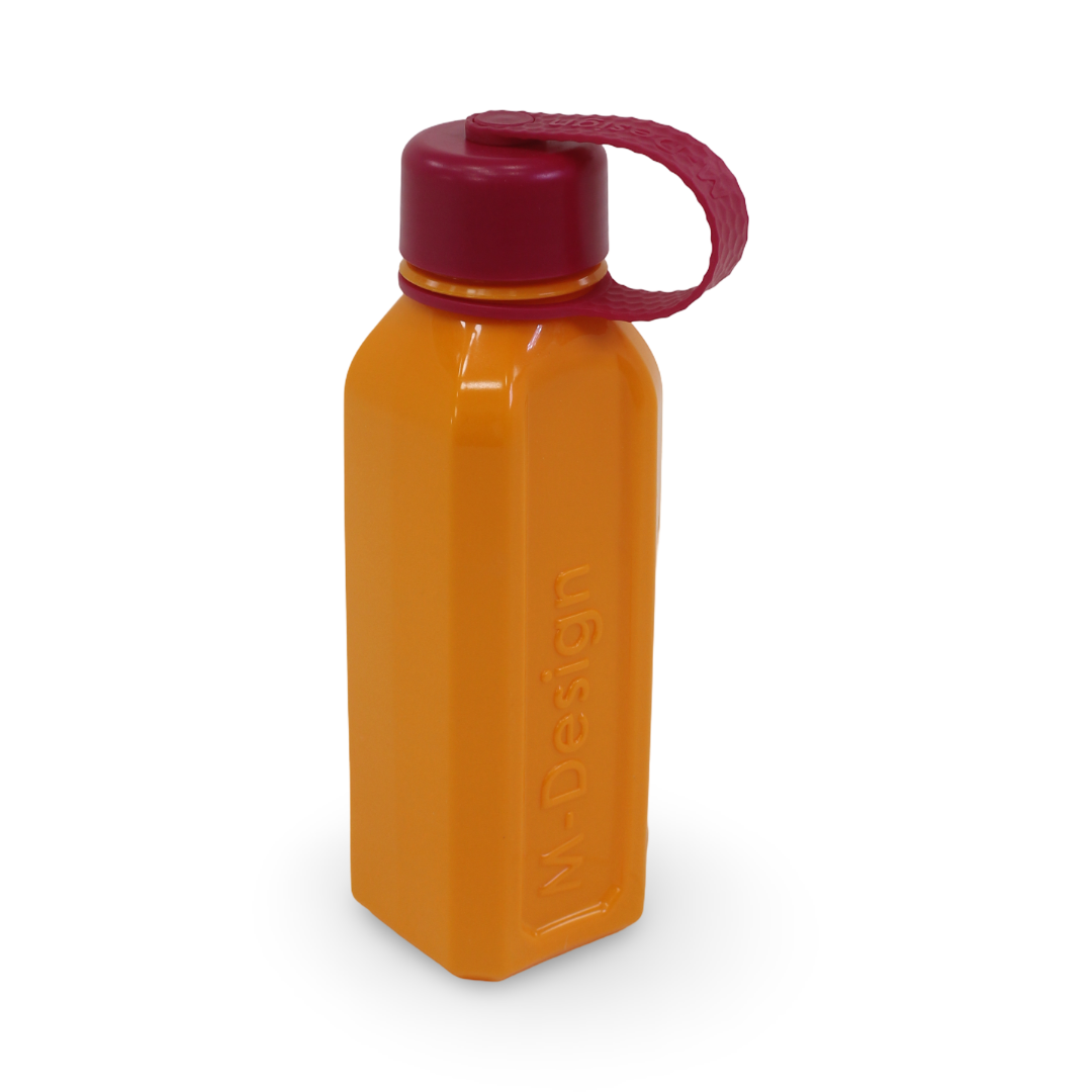 M-Design Bottle 650ml – Orange/Fuchsia