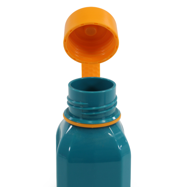 M-Design Water Bottle 650ml – Teal/Orange