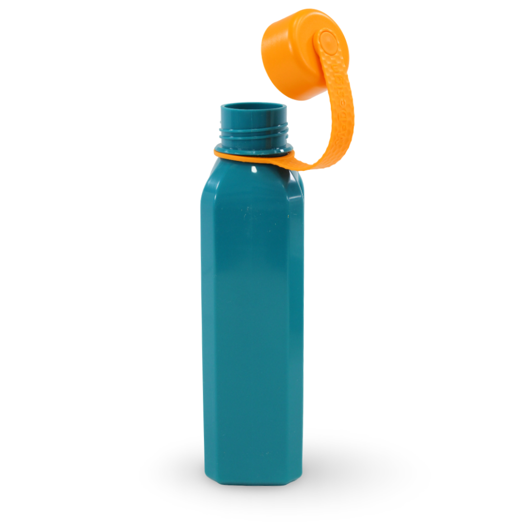 M-Design Water Bottle – 800ml Teal/Orange