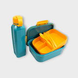 Teal/Yellow The New M-Design Lunch Set 2,100 ml