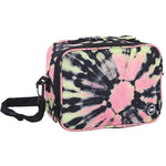 CUBS BLACK/PINK TIE DYE CLASSIC LUNCH BAG WITH SHOULDER STRAP - Ourkids - Cubs