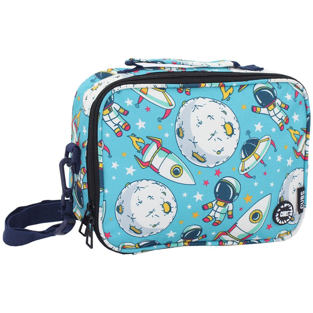 CUBS BLUE UNIVERSE CLASSIC LUNCH BAG WITH SHOULDER STRAP - Ourkids - Cubs