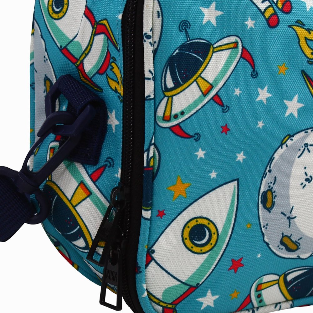Cubs Blue Universe Classic Lunch Bag With Shoulder Strap