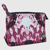 Cubs Burgundy Tie Dye Large Pouch