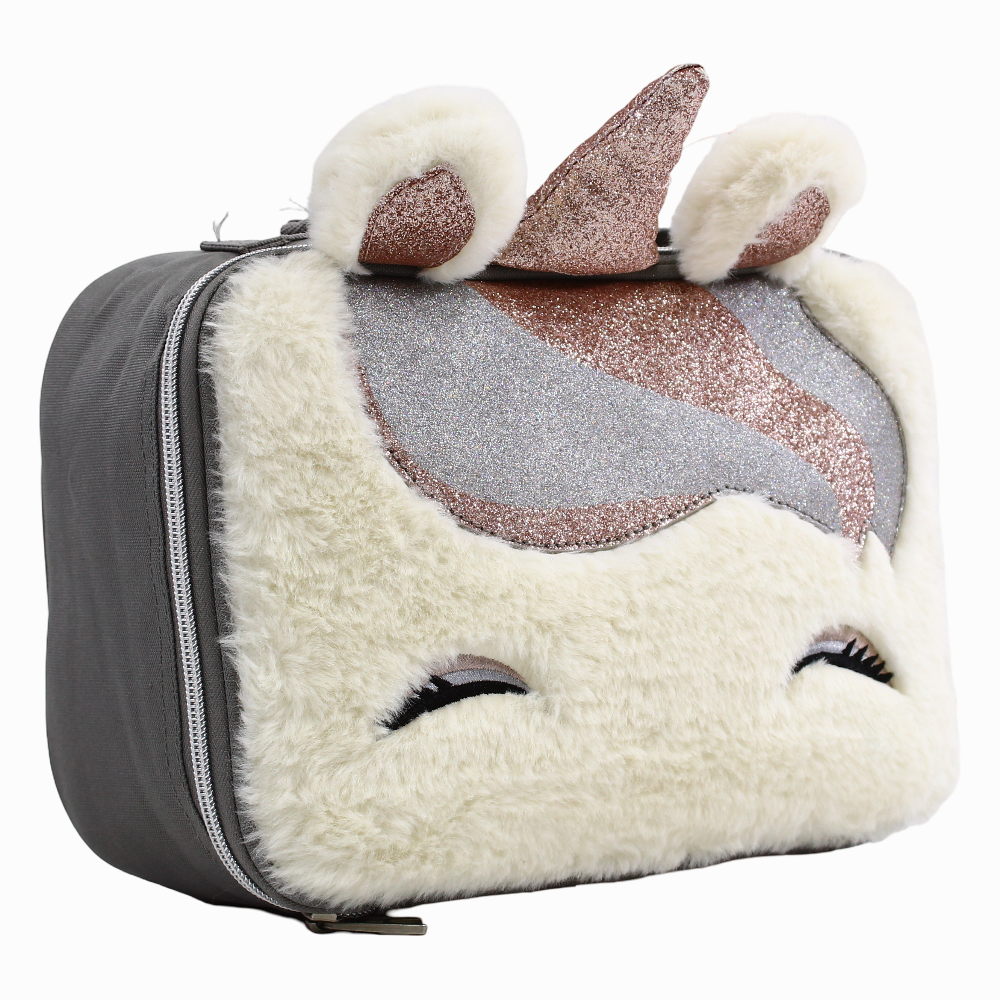 Cubs Matt Gold Sequin & Fur Unicorn Lunch Bag