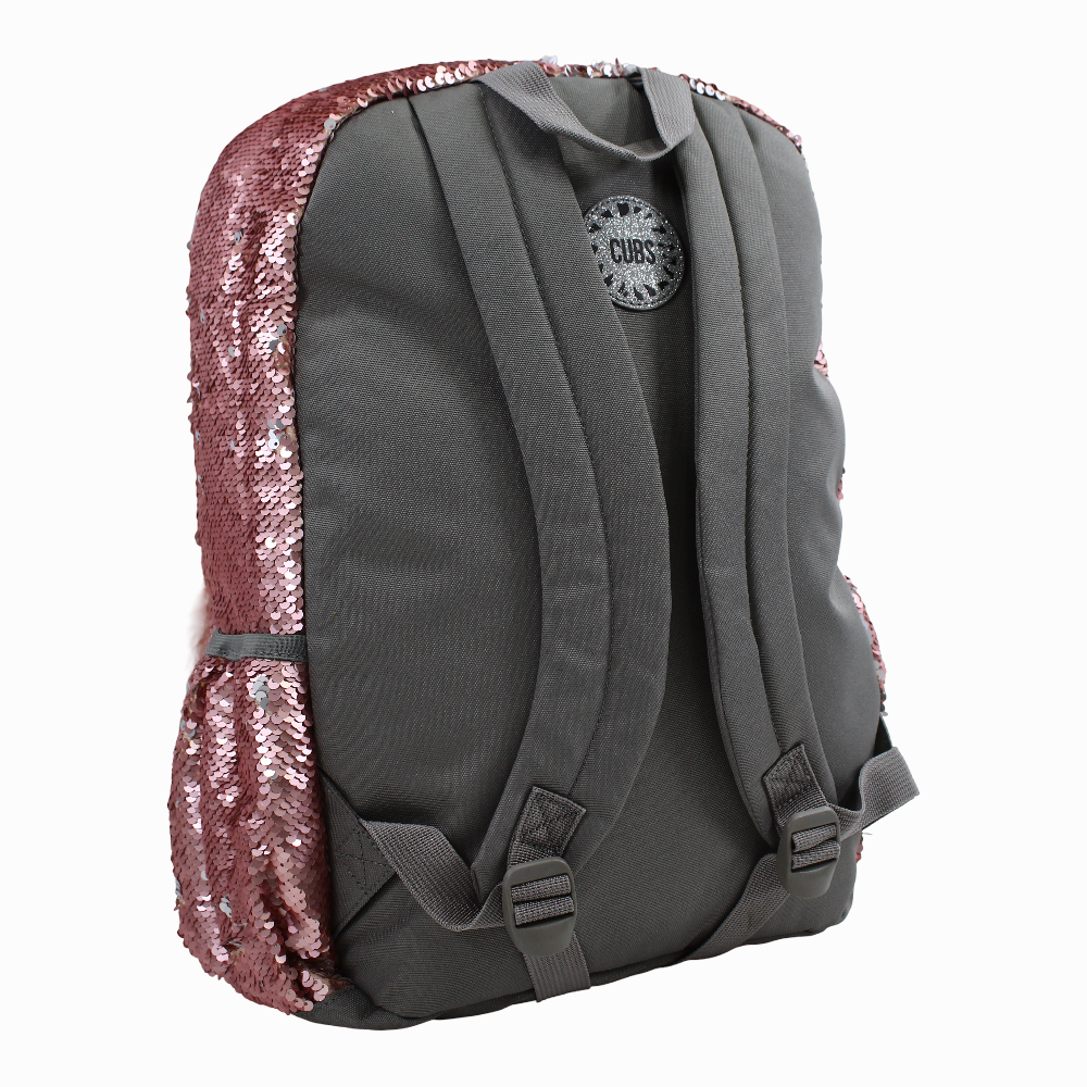 Cubs Matt Pink Sequin & Fur Unicorn Junior Student Backpack