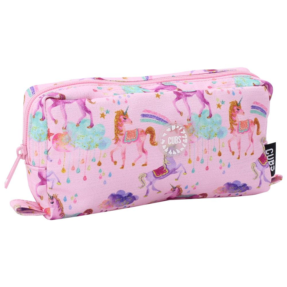 Cubs Pencil Pouch (Sparkling Unicorn Pink) - Ourkids - Cubs