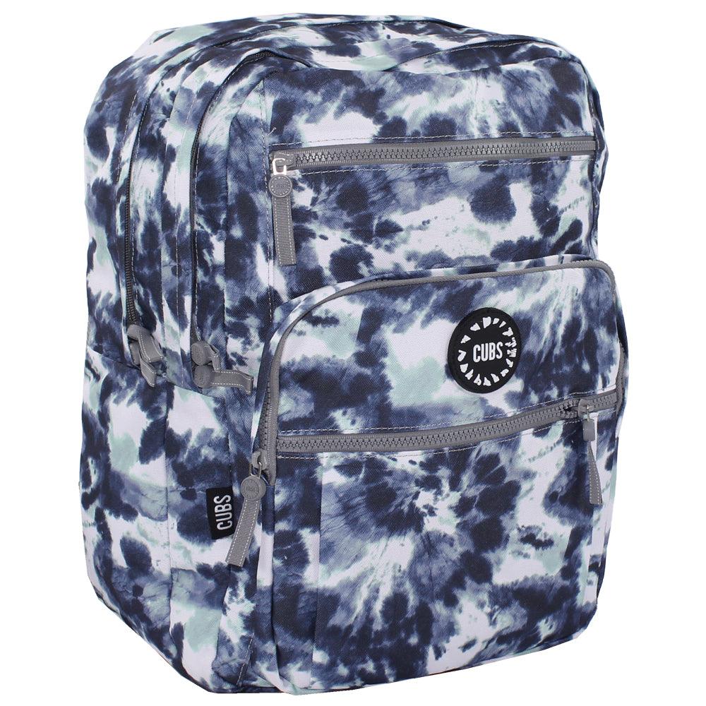 CUBS BLACK AND WHITE TIE DYE SENIOR STUDENT BACKPACK - Ourkids - Cubs