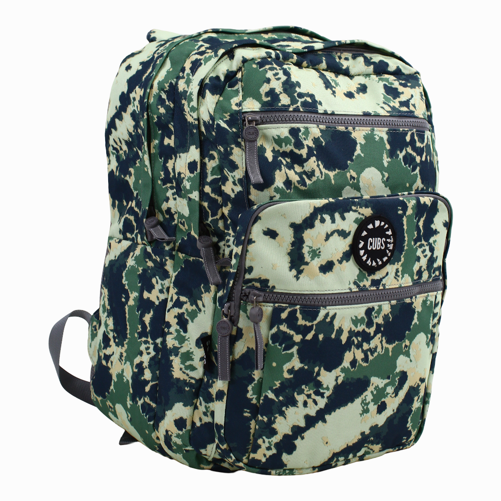Cubs Army Green Tie Dye Senior Student Backpack