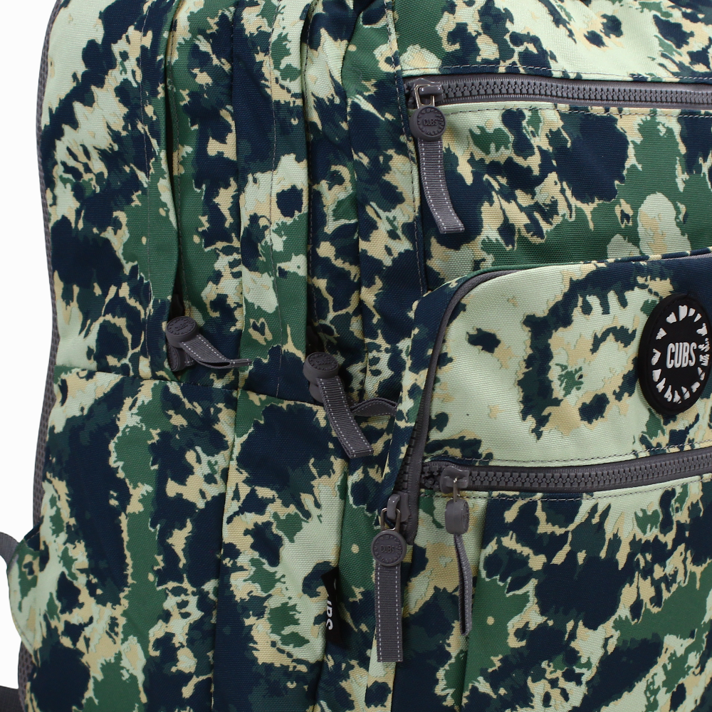 Cubs Army Green Tie Dye Senior Student Backpack