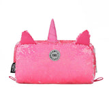 Cubs Cute Hot Pink Unicorn Sequin Pencil Case