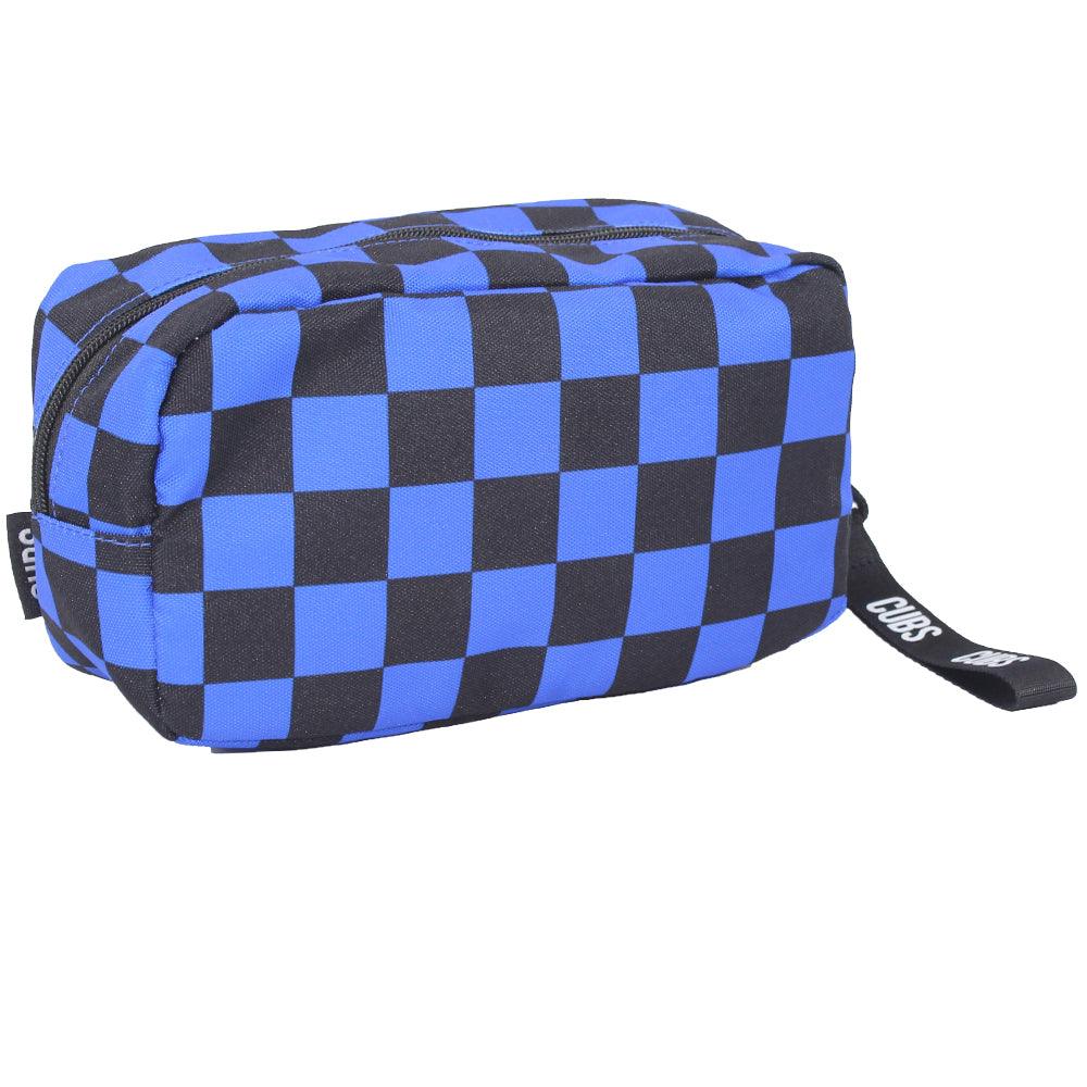 CUBS SEQUIN TIGER BLUE CHECKS PENCIL CASE - Ourkids - Cubs