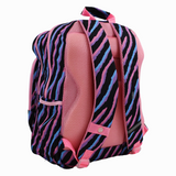 Cubs Black Leopard Gadgets Hard Top Backpack