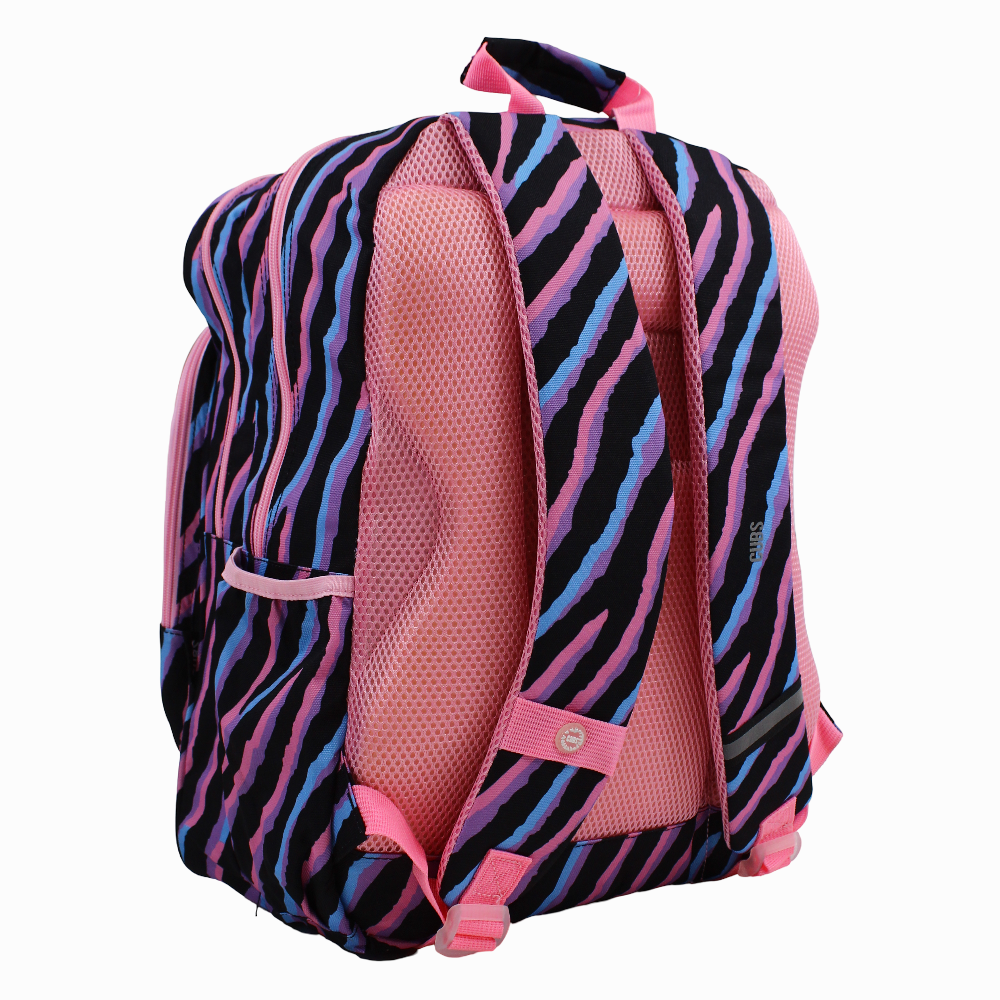 Cubs Black Leopard Gadgets Hard Top Backpack