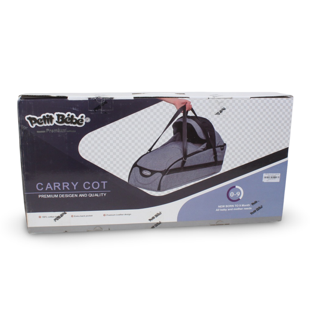 Petit Bebe Premium Max Carrycot – Dark Red