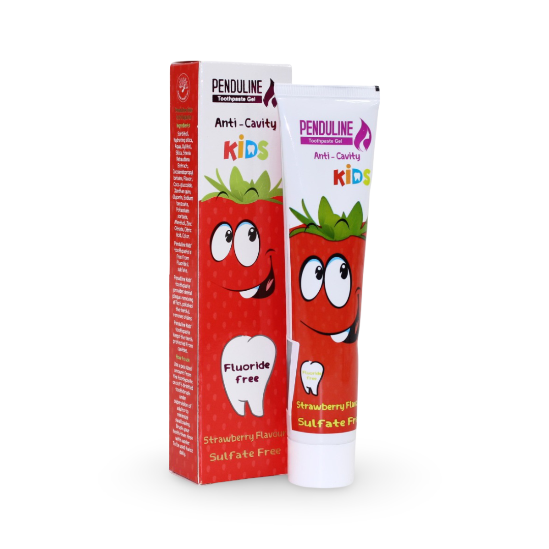 Penduline Anti-Cavity Strawberry Toothpaste Gel – 75 gm