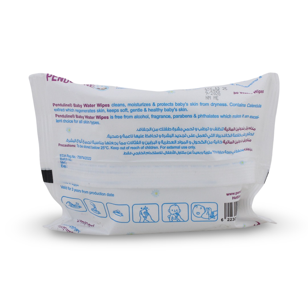 Penduline Baby Water Wipes – 30 Pcs