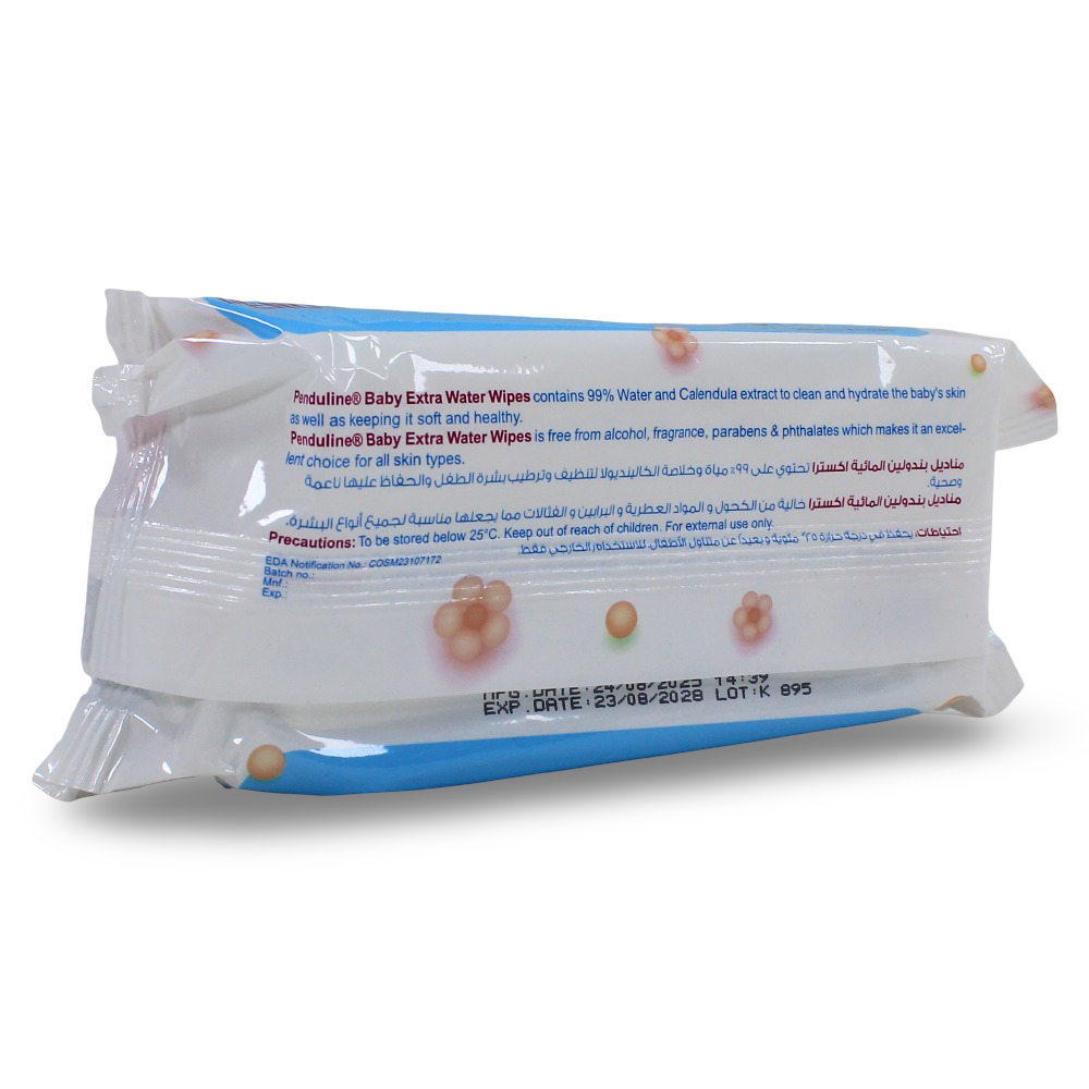 Penduline Baby Extra Water Wipes – 70 Sheets