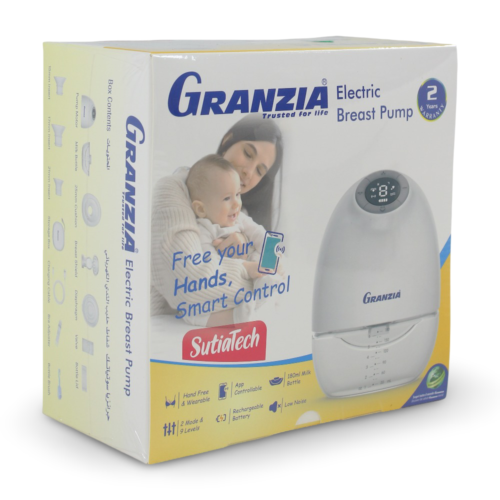 Granzia SutiaTech Wearable Breast Pump – Hands-Free Comfort with Smart App Control