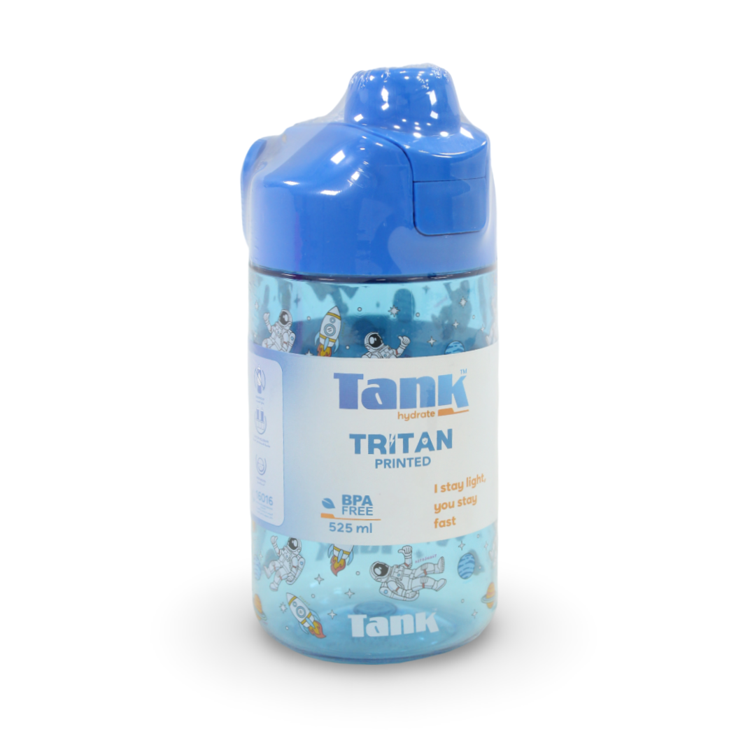 Tank Tritan Water Bottle 525ml – Space Blue - School
