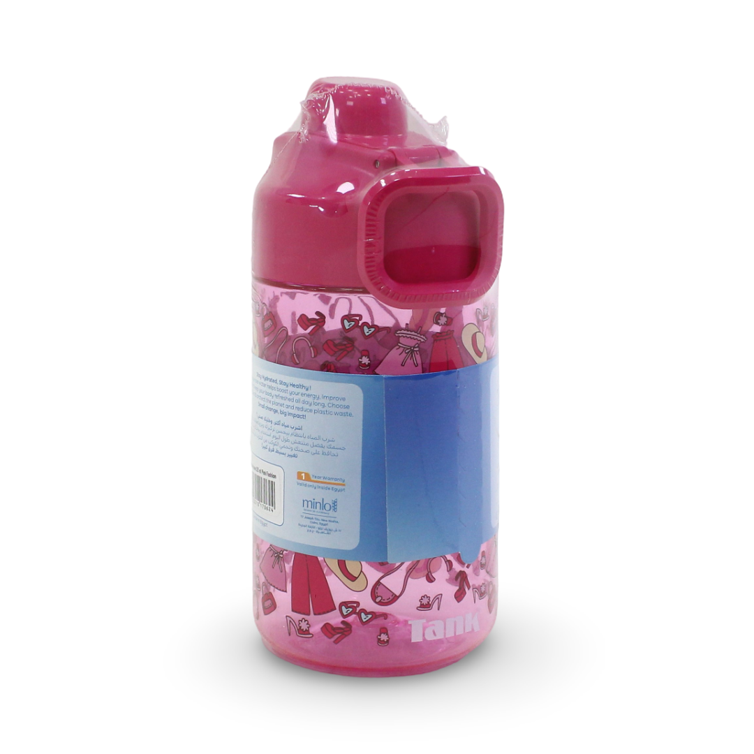 Tank Tritan Water Bottle 525ml – Fashion Pink