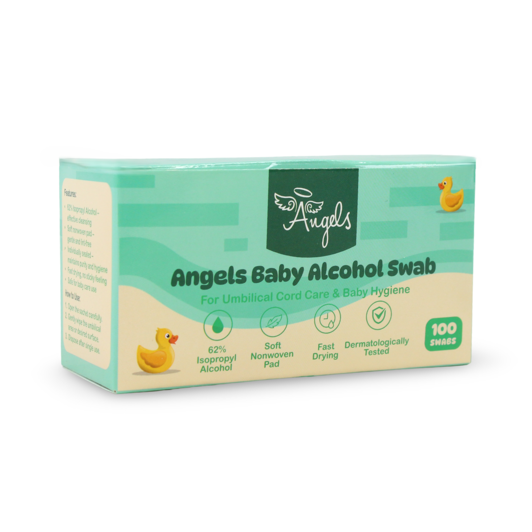 Angels Baby Alcohol Swabs for Umbilical Cord Care