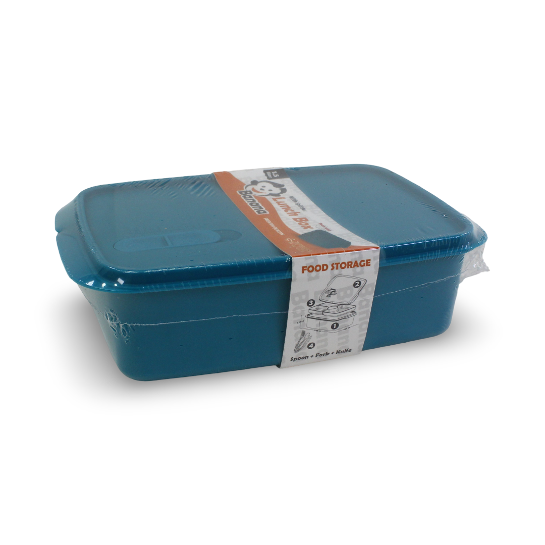 Banana Lunch Box With Splitter 2 Levels (1.5 L)