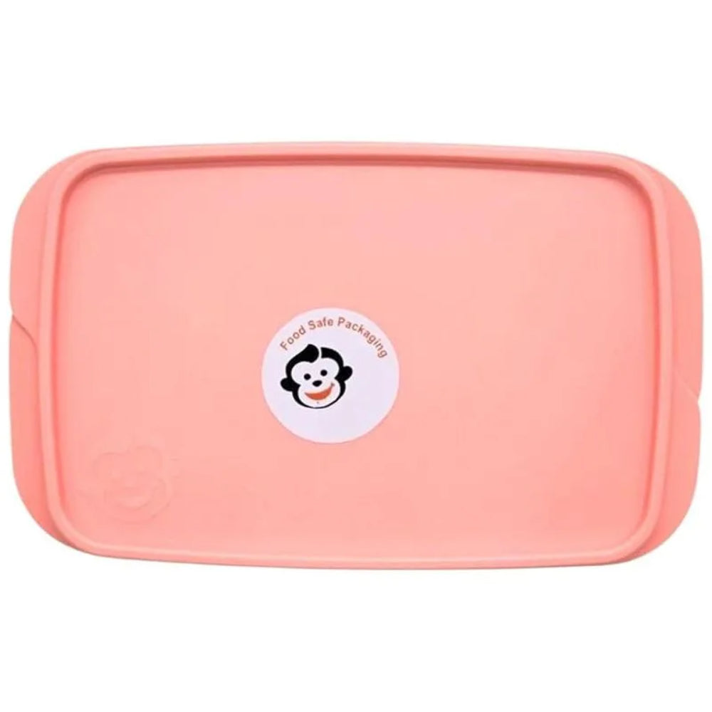 Banana Divided Lunch Box - 1 L (Salmon)