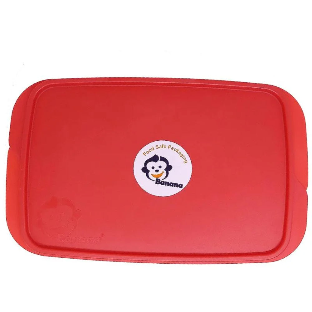 Banana Divided Lunch Box – 1 L (Red)