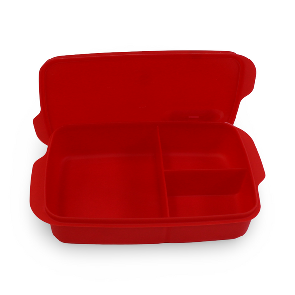 Banana Divided Lunch Box – 1 L (Red)