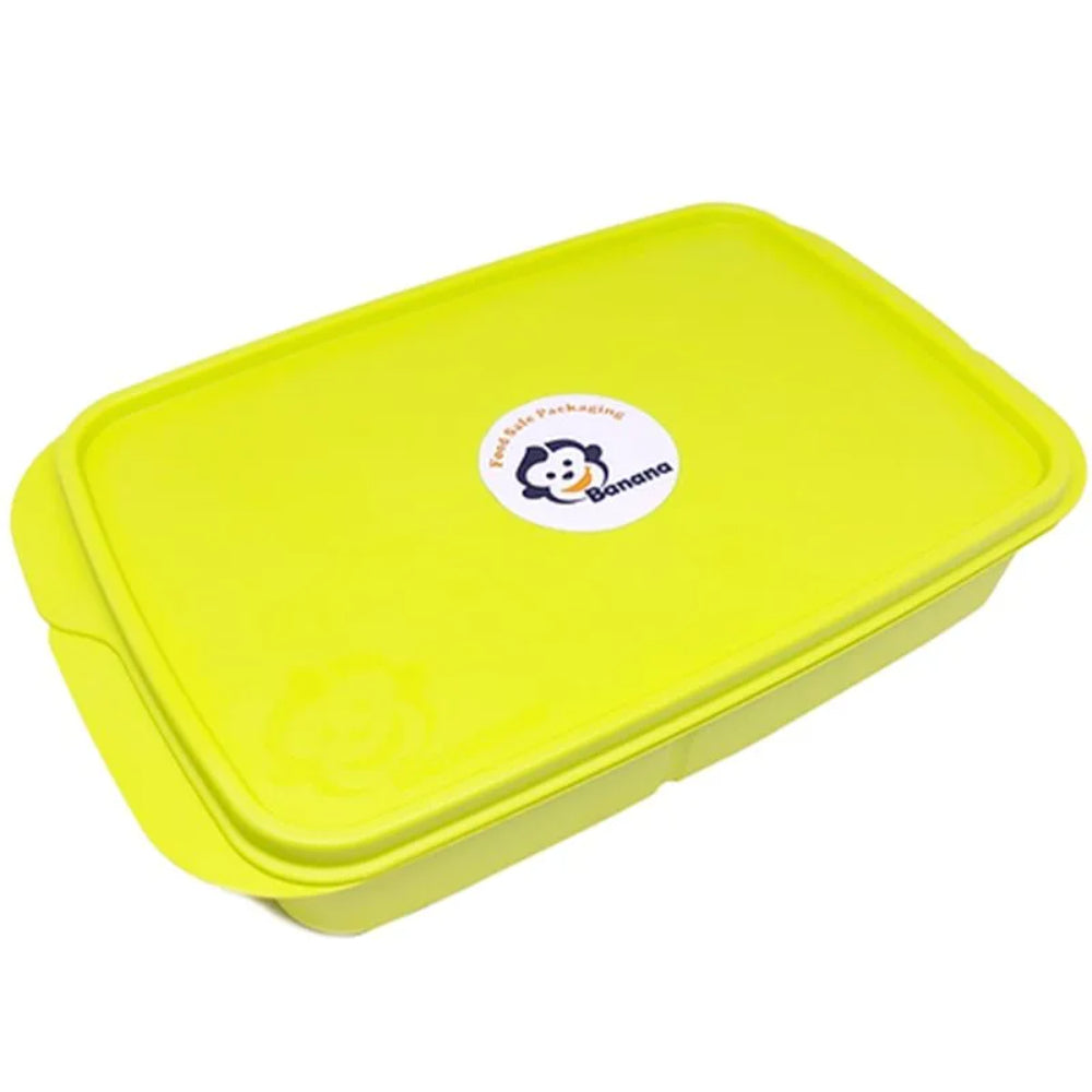 Banana Divided Lunch Box – 1 L (Green)