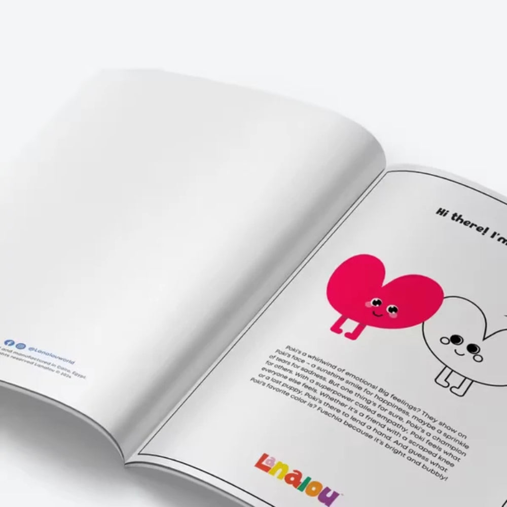 Lanalou Poki's Day At The Farm Coloring Storybook