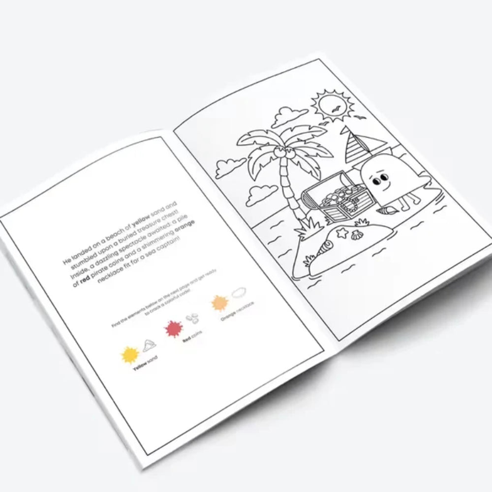 Lanalou Cliff's island Adventures Coloring Storybook