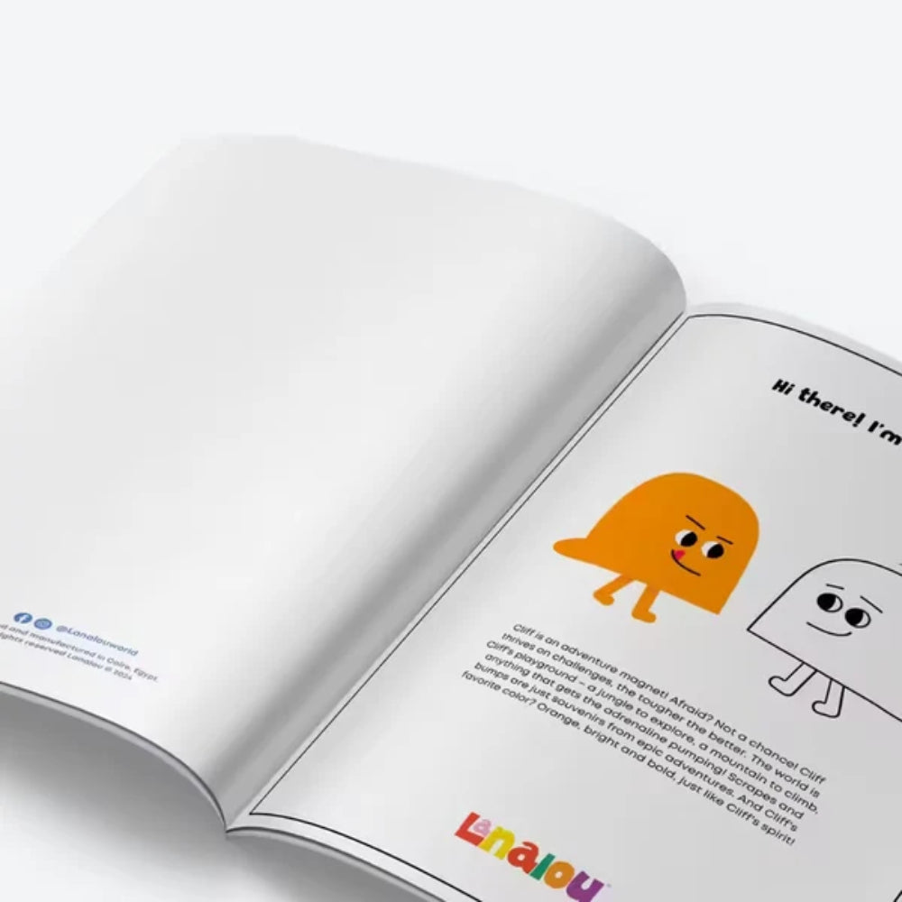 Lanalou Cliff's island Adventures Coloring Storybook