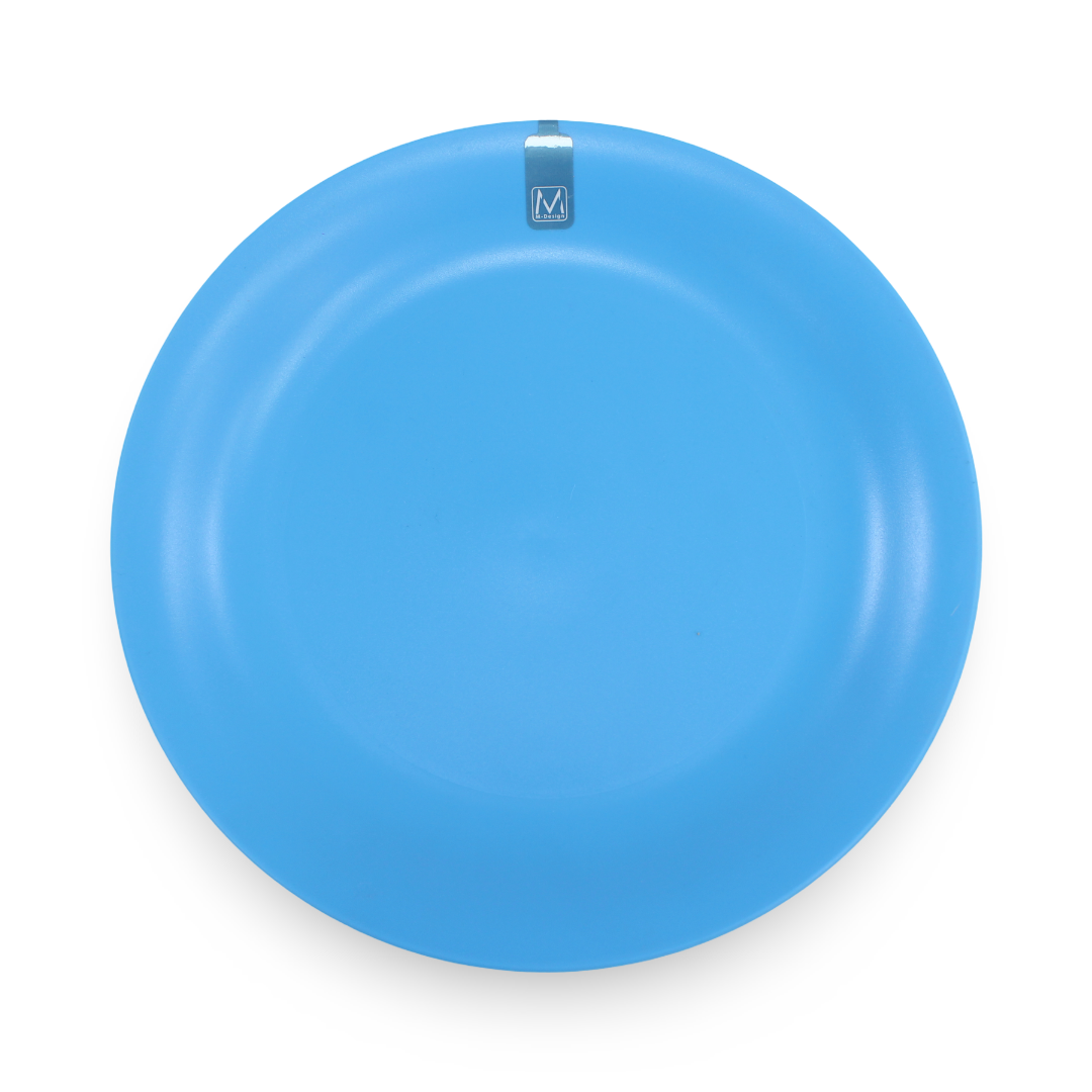 M-Design Lifestyle Plastic Serving Platter, 26 cm – Blue