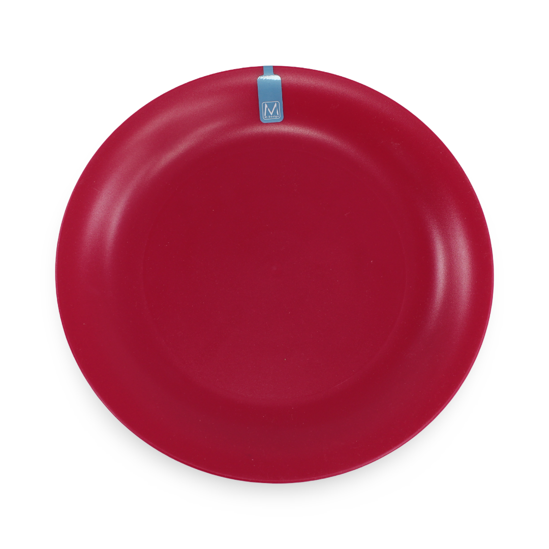 M-Design Lifestyle Plastic Serving Platter, 26 cm – Fuchsia