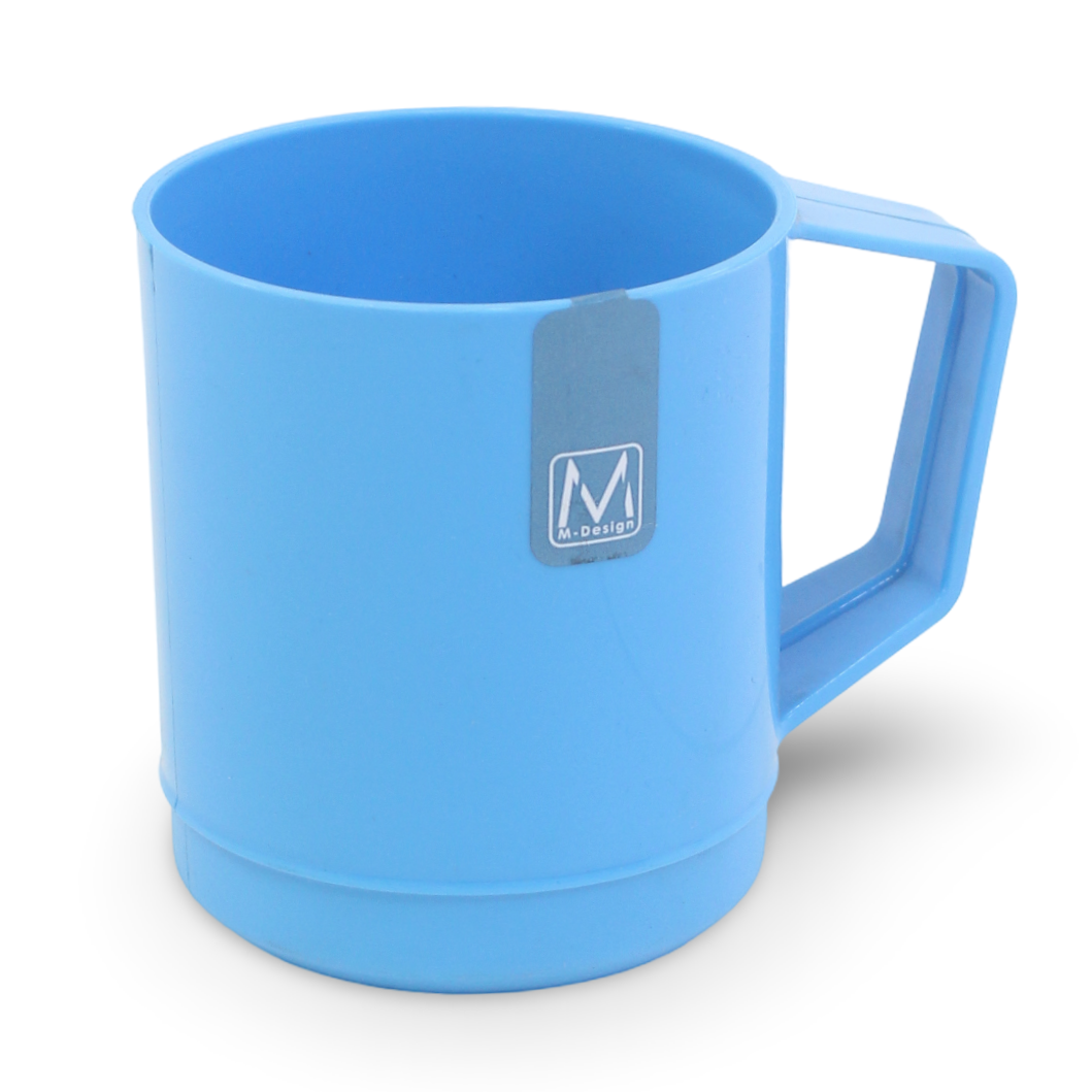 M-Design Lifestyle Mug – Blue - School - M Design