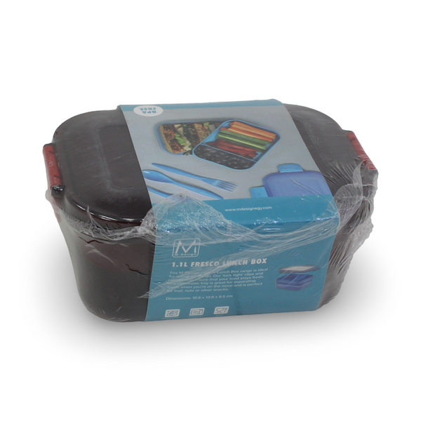 M Design Lunch Box 1.1 Liter – Black