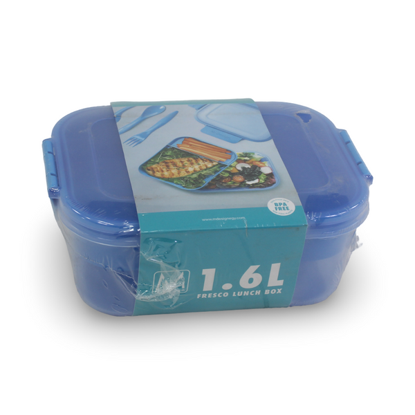 M Design Lunch Box 1.6 L – Blue - School