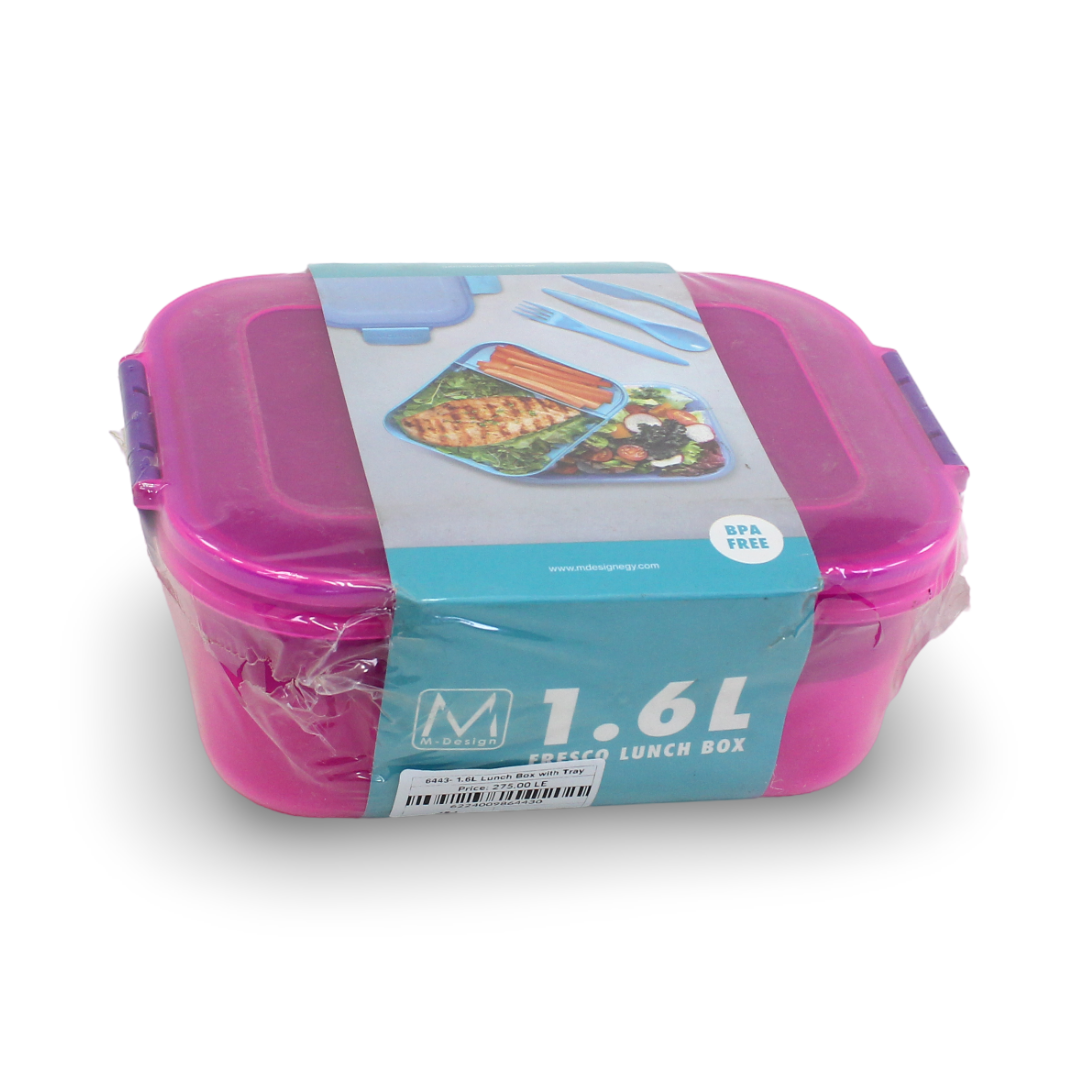 M-Design Lunch Box 1.6 L – Pink