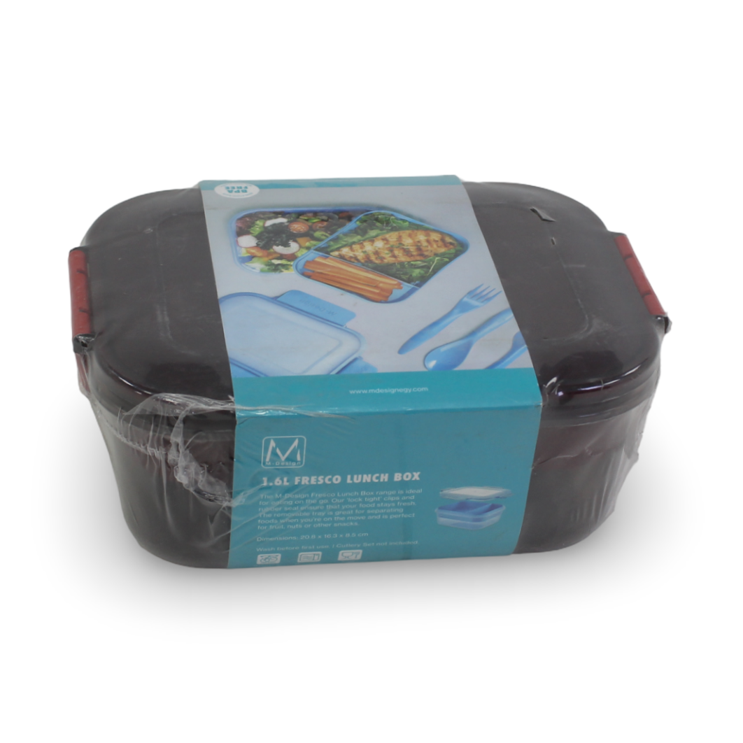 M-Design Lunch Box 1.6 L – Black