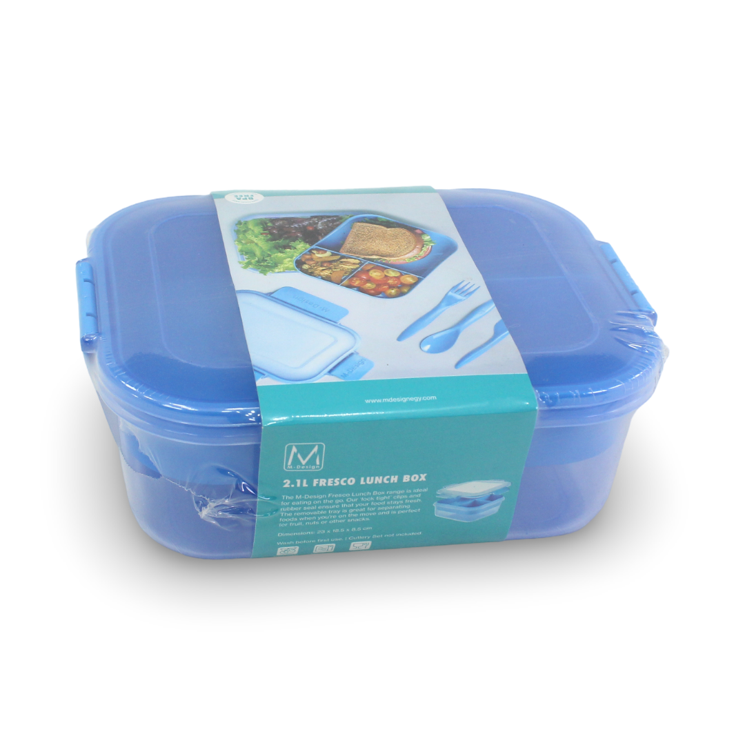 M-Design Lunch Box 2.1 L – Blue